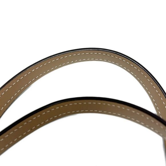 Auth COACH - CR096 Beige Leather Tote Bag - Picture 5 of 8